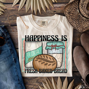 Happiness Is Fresh Baked Bread DTF