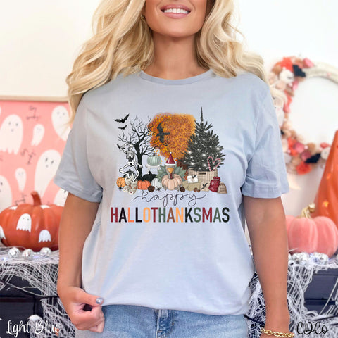 Happy Hallothanksmas Scene 2132 DTF