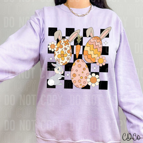 Easter Checkered 3516 DTF