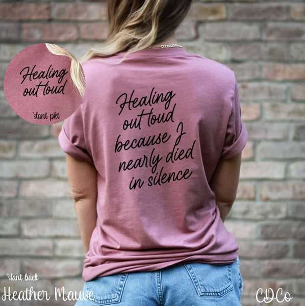 Healing Out Loud w/3.5" pocket DTF