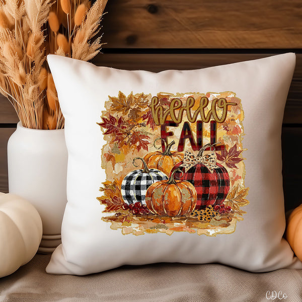 Oil Painted Hello Fall 5972 DTF
