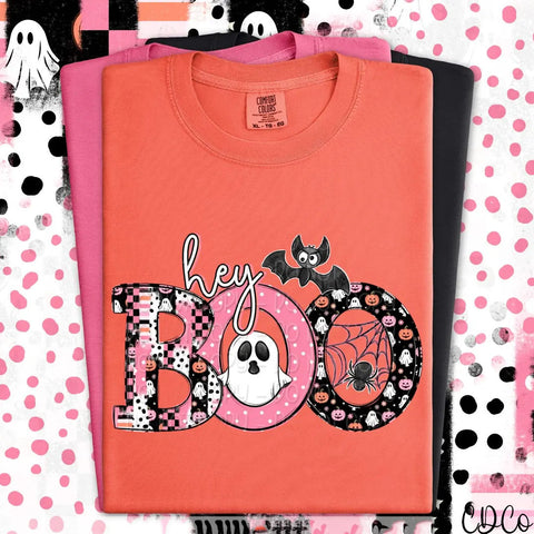 Hey Boo Doodle Bats 6416 DTF