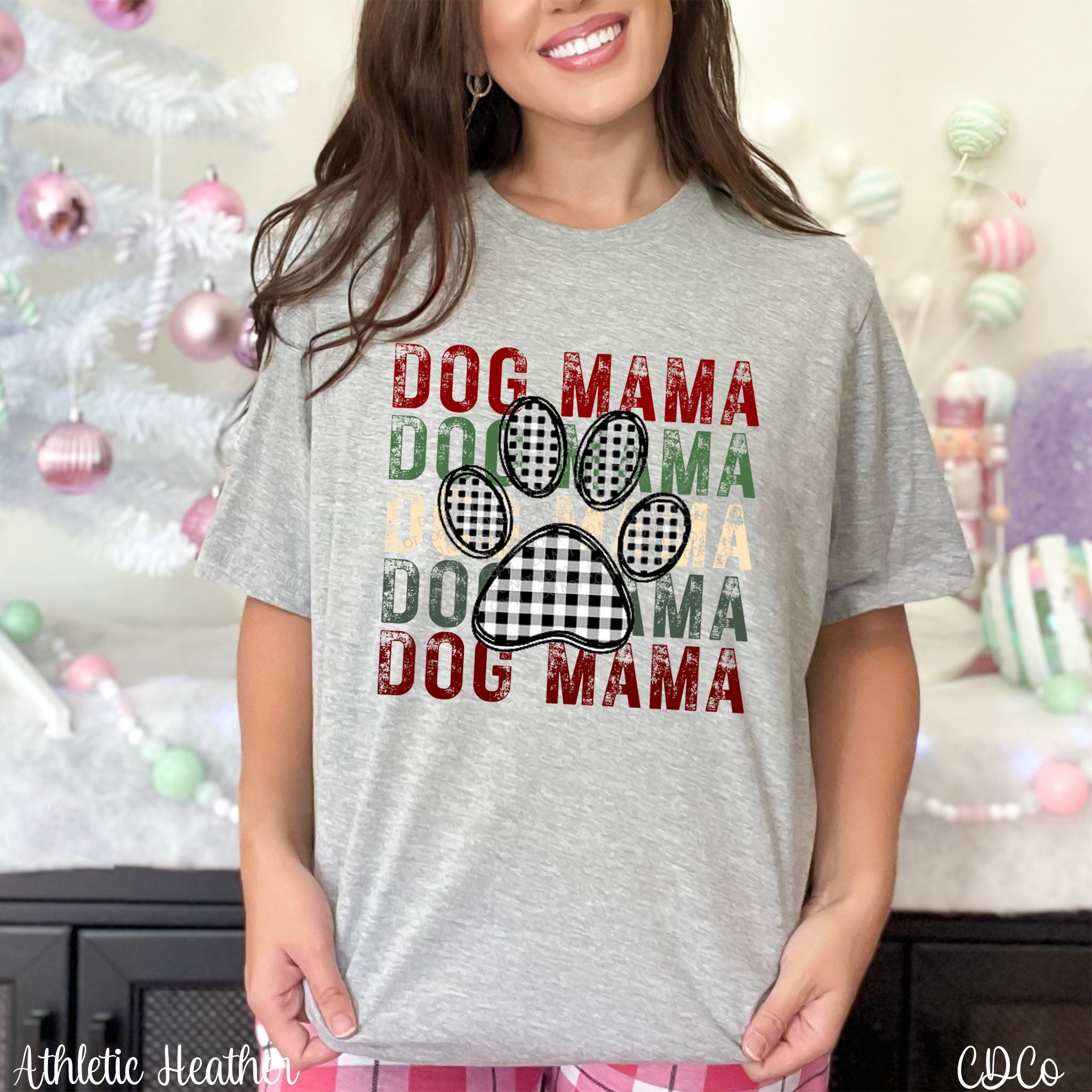 Holiday Dog Mama DTF