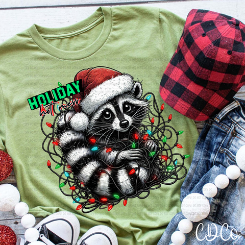 Holiday Hot Mess Green 6726 DTF