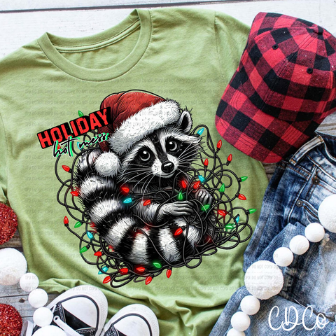 Holiday Hot Mess Red 6727 DTF