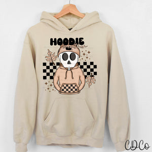 Hoodie Weather Checked Skellie DTF