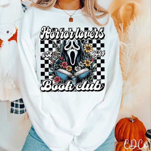 Horror Lovers Book Club GF DTF