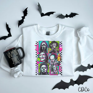 Horror Squad Stack Checked Bright 5678 DTF