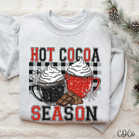 Hot Cocoa Season Checkered 2168 DTF