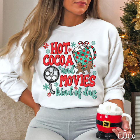 Hot Cocoa and Movies Kind of Day 2258 DTF