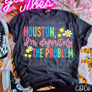 Houston I'm Definitely The Problem 2501 DTF
