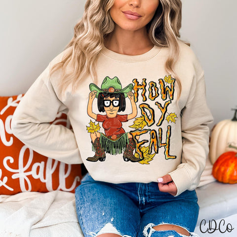 Howdy Fall Linda DTF