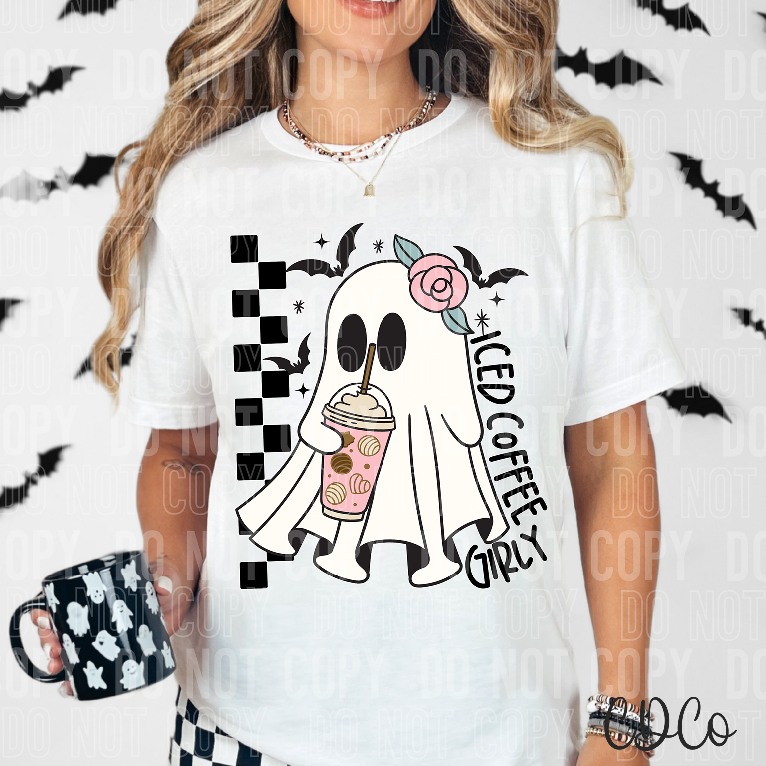 Iced Coffee Girly Ghost 6524 DTF