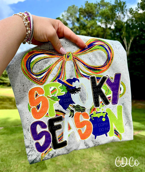Spooky Season Bow Witch 5796 DTF