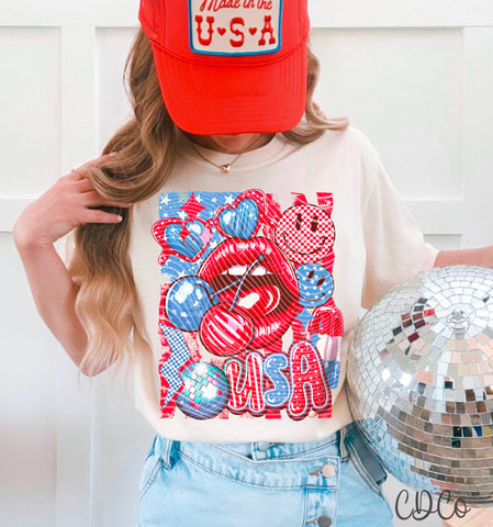 USA Cherry Lips 5281 DTF