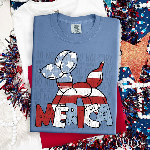 Merica Balloon Dog 5280 DTF