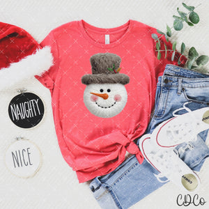 Snowman With Brown  8009 DTF