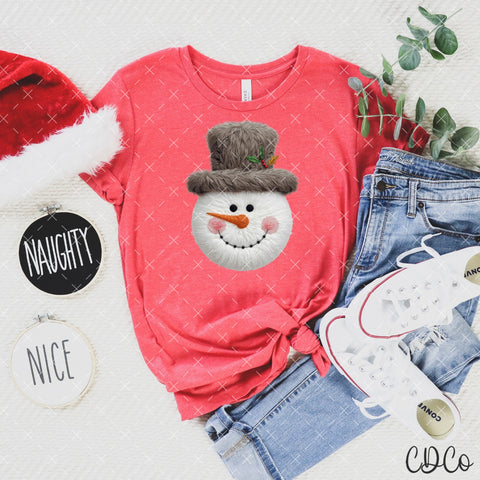 Snowman With Brown  8009 DTF