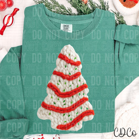 Christmas Tree Faux Yarn - 8022 DTF