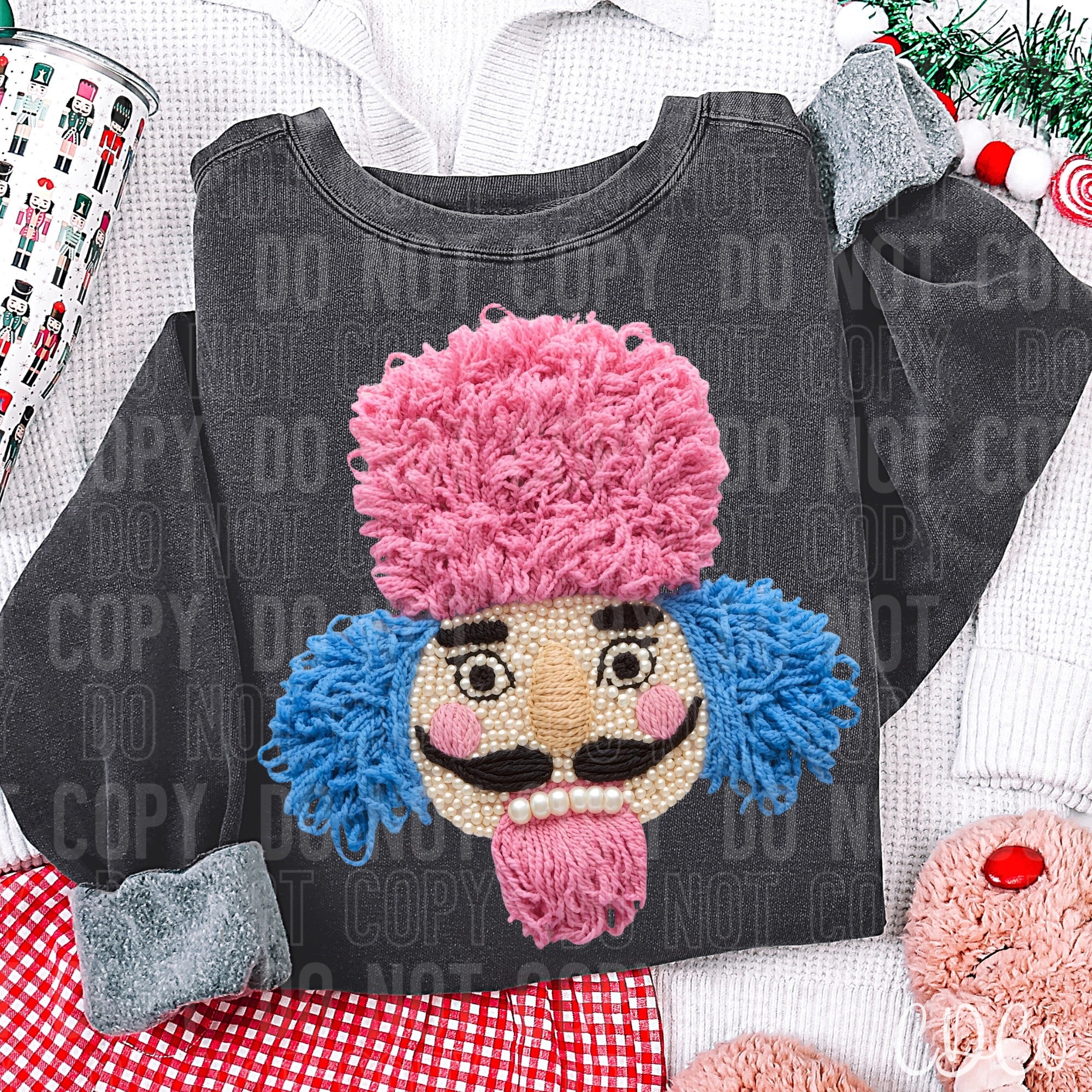 Nutcracker Pink Blue - 8028 DTF