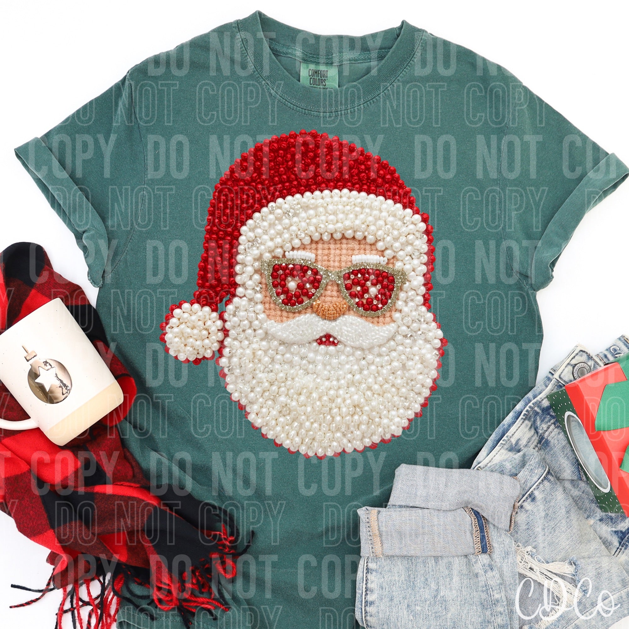 Santa Pearls - 8031 DTF