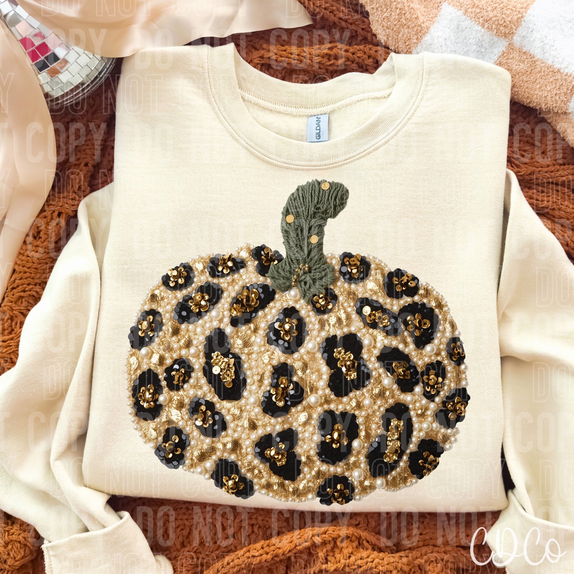Leopard Pumpkin Faux - 8032 DTF