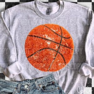 Basketball Faux Yarn - 8034 DTF