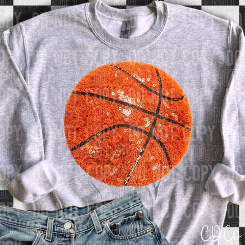 Basketball Faux Yarn - 8034 DTF