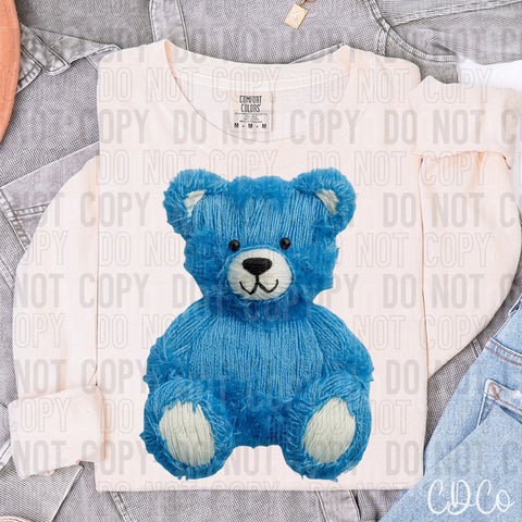 Blue Bear Faux Yarn - 8037 DTF