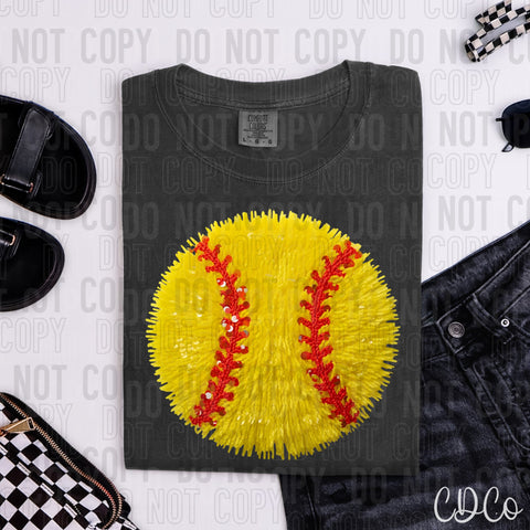 Softball Faux Yarn - 8045 DTF