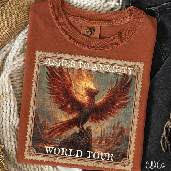 Whimsy World Tour Stamps Vintage 1 of 1 DTF