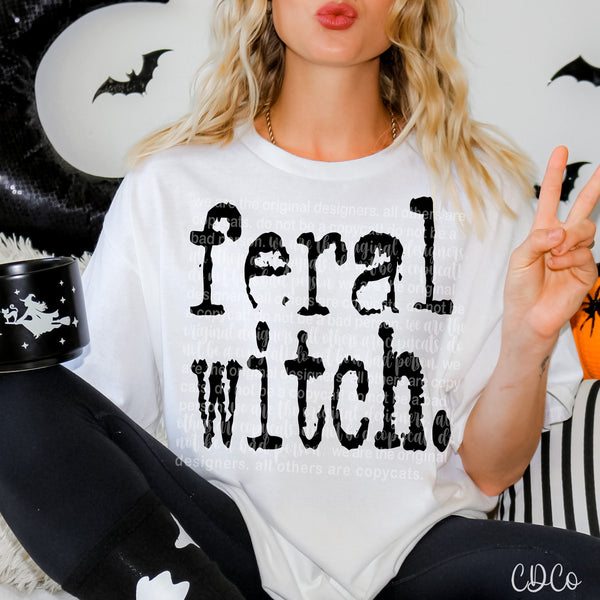 Halloween Themed Typography DTF
