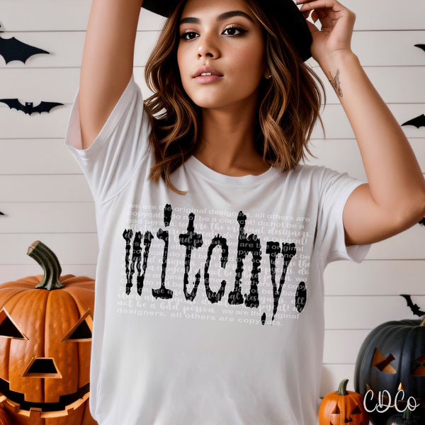 Halloween Themed Typography DTF