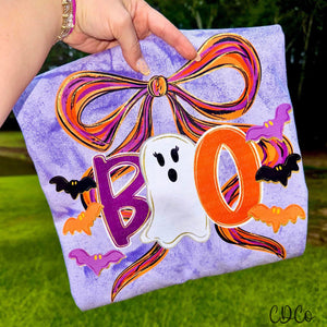 Boo Ghost Bats Bows 5797 DTF