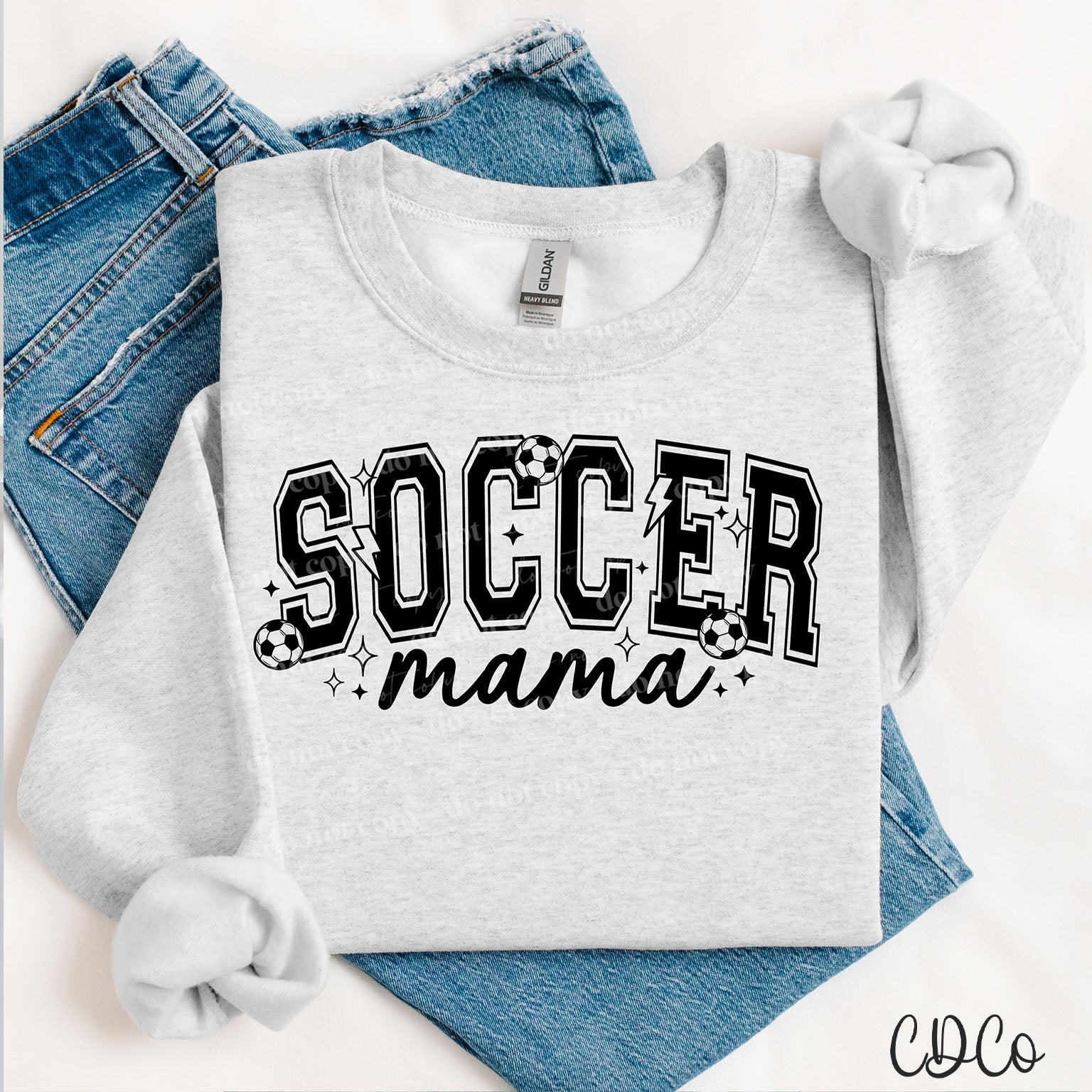 Soccer Mama Bolt Balls 3458 DTF