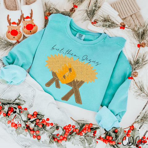 But Then Jesus Manger 8101 DTF