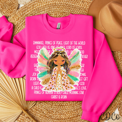 Christ Is Born / White - 8110 DTF