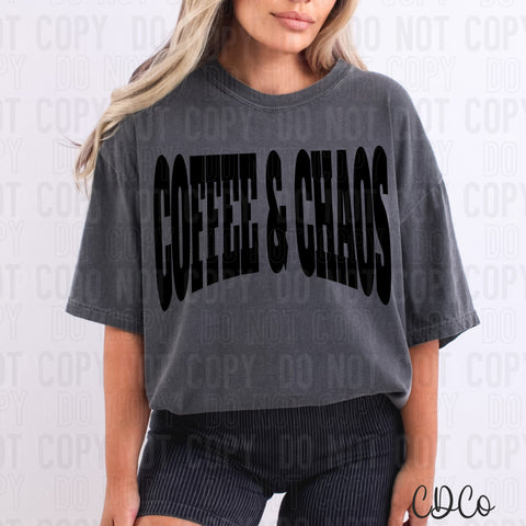 Coffee & Chaos (4 colors) DTF