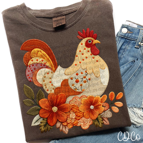 Chicken Vintage 7257 DTF