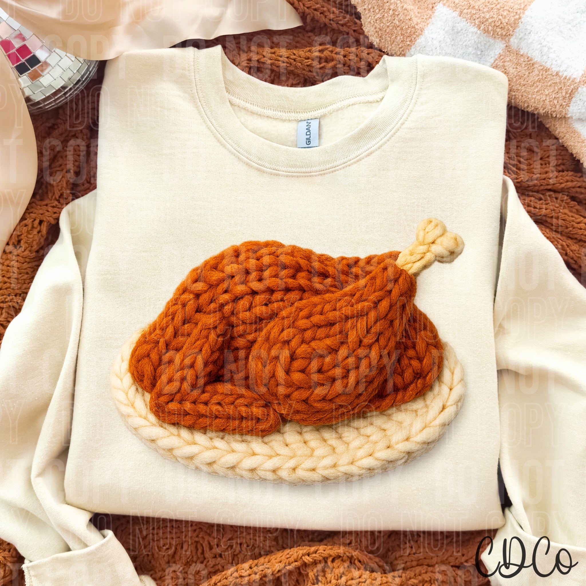 Thanksgiving Turkey Faux Yarn - 8116 DTF
