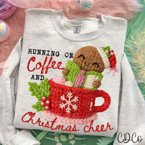 Running On Coffee And Christmas Cheer - 8118 DTF