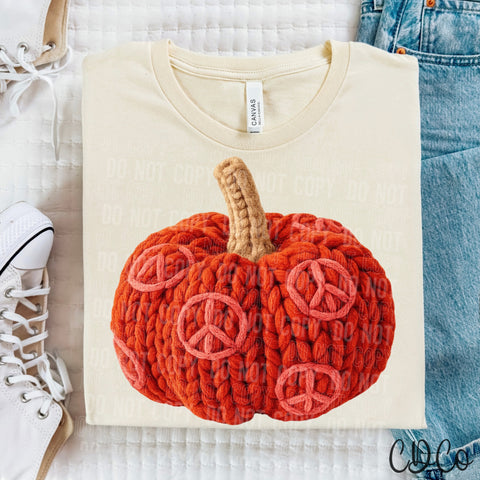 Peace Pumpkin - 8124 DTF