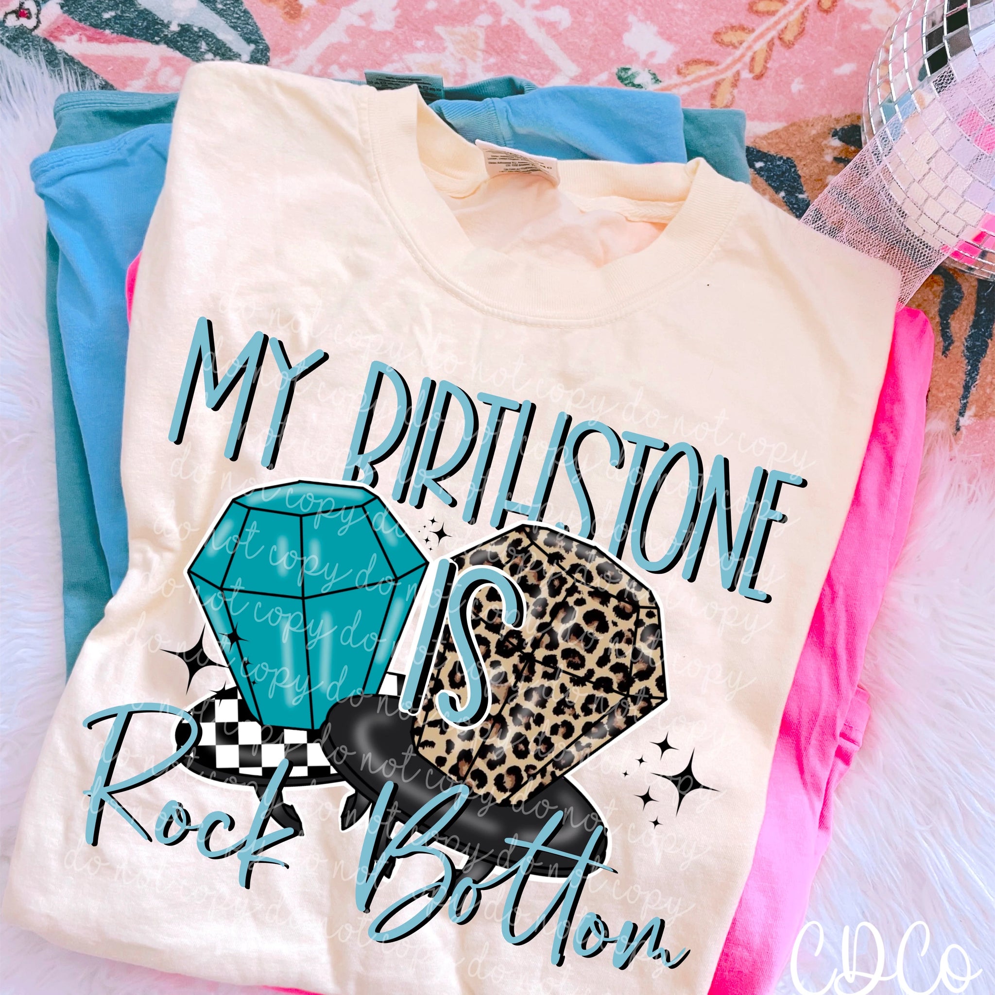 My Birthstone Rock Bottom - 7243 DTF