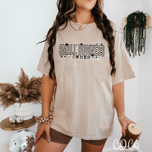 Small Business Owner Checkered 6433 DTF