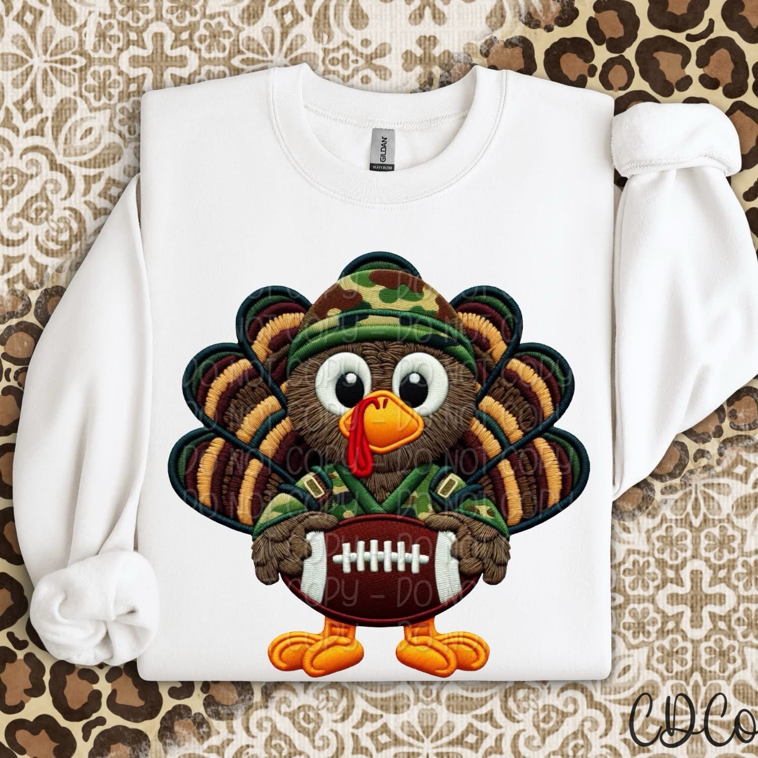 Camo Turkey - 8214 DTF