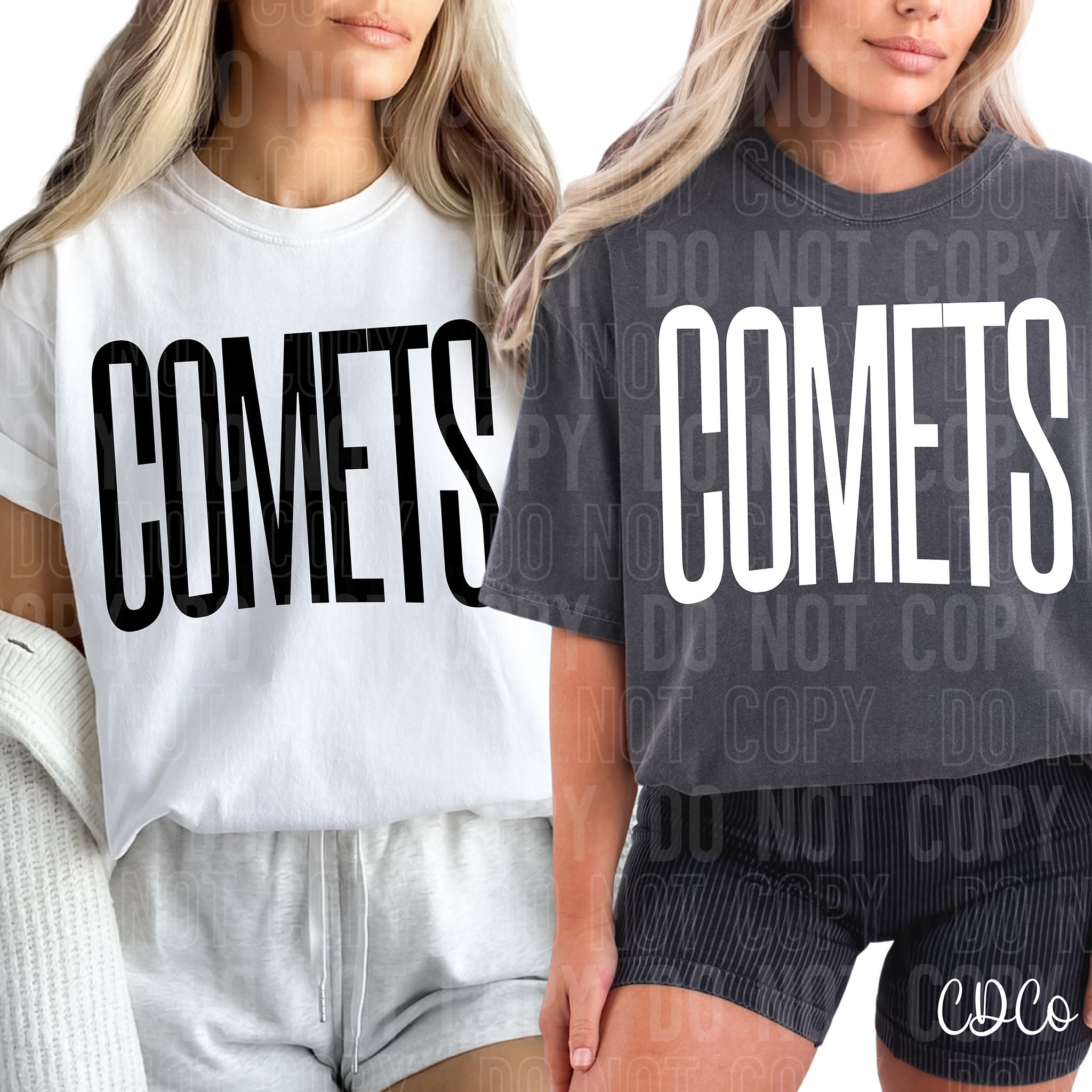 Oversized Text Mascots 8 of 12 DTF