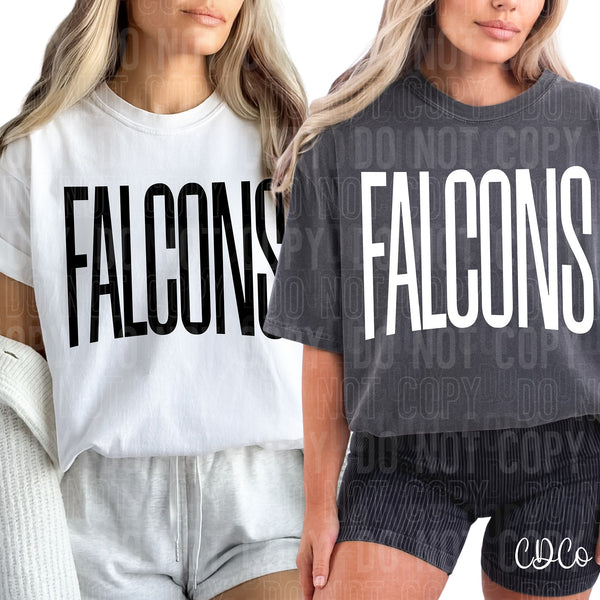 Oversized Text Mascots 8 of 12 DTF