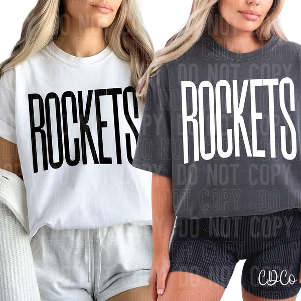 Oversized Text Mascots 10 of 12 DTF