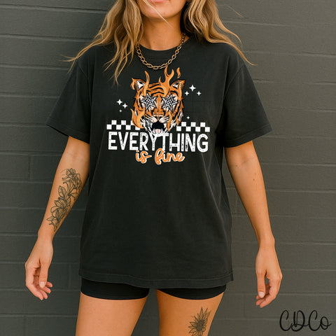 Everything Is Fine / White - 8262 DTF