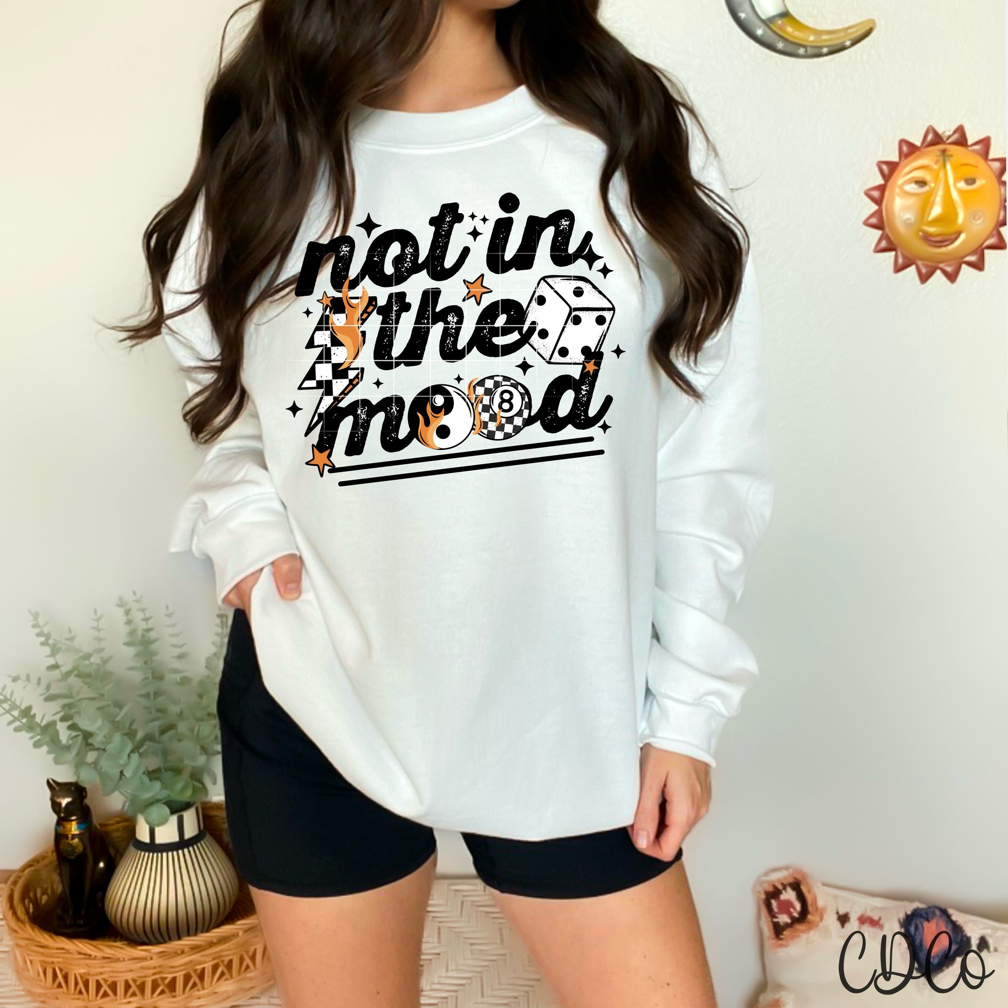 Not In The Mood / Black - 8294 DTF